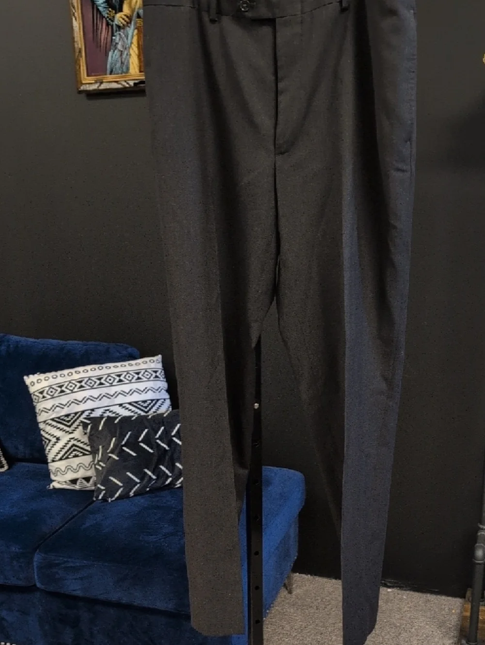 Men's Classic Charcoal Two-Piece Suit - Tailored Notch Lapel - Picture 8 of 12